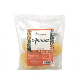 Ananas confiat, 250g, EcoNatur