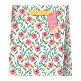 Punga de cadou - Medium - Little Flower Field | Great British Card Company