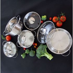 Set oale 8 piese Twin, Ambition, 16/18/20/24 cm, inox