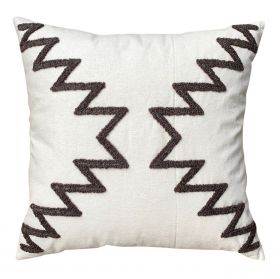 Set perne decorative , Ethnic Pillow Set With İnsert, Bumbac, Maro