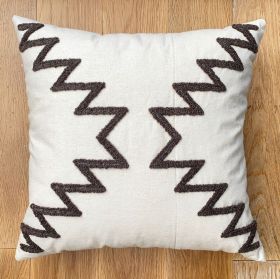 Set perne decorative , Ethnic Pillow Set With İnsert, Bumbac, Maro