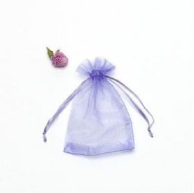 Saci Organza 100 buc violet deschis XXL