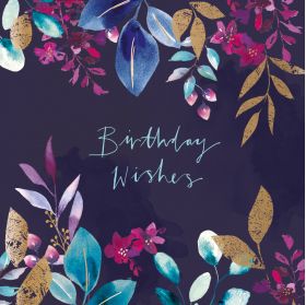 Felicitare - Acquerello - Birthday Wishes | Ling Design