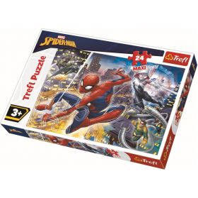 PUZZLE TREFL 24 MAXI CURAJOSUL SPIDERMAN