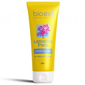 Crema pentru fundulet, Lanozinc Peru, 100g - Bioeel