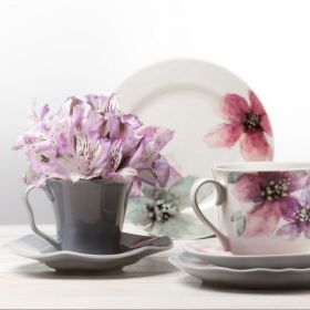 Farfurioara Diana Rustic, Ambition, ceramica, 11 cm, gri