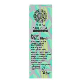 Ser Corector pentru Tenul Acneic cu Niacinamida, Zinc si Acid Glicolic Polar White Birch, 30 ml