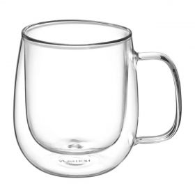 Set 2 cani termorezistente Mia, Ambition, 390 ml, sticla termorezistenta