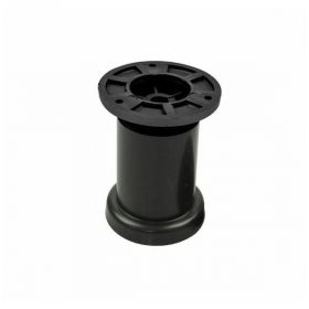 Picior model Teknomer, H=50 mm, finisaj negru