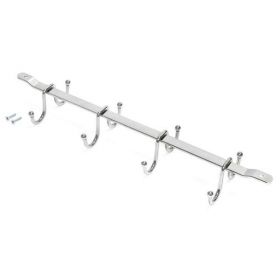 Suport suspendat pentru 8 cani sau cesti 8938411, finisaj cromat, 382x90x47 mm