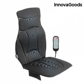 Husa de scaun auto sau de birou cu masaj termal, Shiatsu Masseatsu InnovaGoods, 48x105 cm, poliester/burete