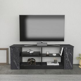 Comoda TV, Retricy, Space, 140x35x51.8 cm, PAL, Negru