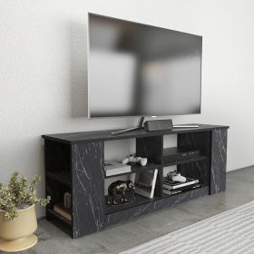 Comoda TV, Retricy, Space, 140x35x51.8 cm, PAL, Negru