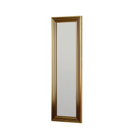 Oglinda decorativa, Siam, Boos, 30x90x3 cm, MDF , Auriu