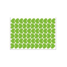 Set stickere fosforescente decorative, Inimioare, 4 set 17x12