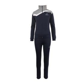 Trening dama, 2 piese, bleumarin si gri, 2XL