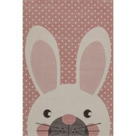 Covor Merinos, Pastel Kids 20341 255-Pink 80 x 150 cm, densitate covor 2.85 KG/m&sup2;, grosime covor 13 mm, numar noduri pe m&sup2; 28800