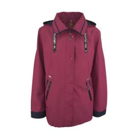 Jacheta usoara cu gluga, Univers Fashion, fucsia, L