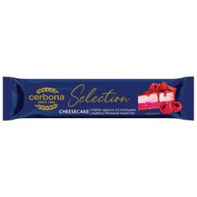 Baton din Cereale cu Aroma de Tarta cu Branza si Zmeura - Cerbona Selection Cheesecake, 22 g