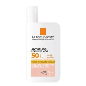 Fluid colorat cu protectie solara SPF 50+ pentru fata Anthelios UVmune 400, La Roche-Posay, 50 ml