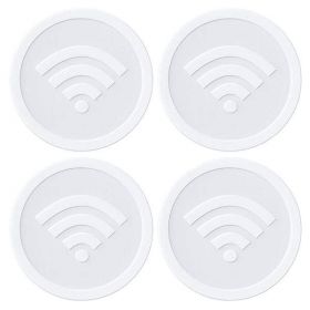 Set stickere, indicator, Wifi gratuit, autocolant, 4 buc, 8x8 cm