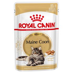 12 x 85g Maine Coon Royal Canin Breed Hrană umedă pisici