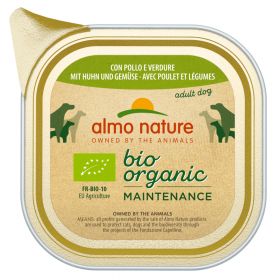 30x100g Pui bio și legume bio Almo Nature BioOrganic Maintenance
