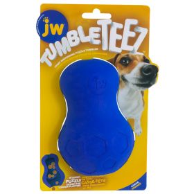 JW Tumble Teez Treat Toy Jucărie pentru câini albastru L