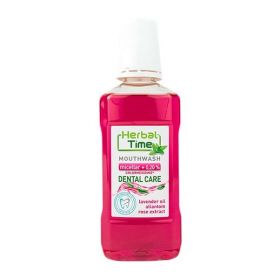 Apa de Gura Micelara Herbal Time cu Clorhexidina, Rosa Impex, 300 ml