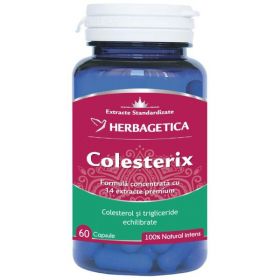 Colesterix Herbagetica, 60 capsule