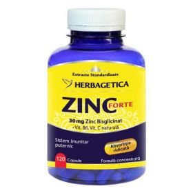 Zinc Forte Herbagetica, 120 capsule