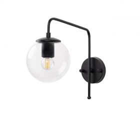Aplica de perete, Fulgor, 942FLG1333, Metal, Alb/Negru