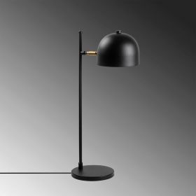 Lampa de masa, Fulgor, 942FLG1832, Metal, Negru/Auriu