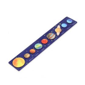 Puzzle Incastru din lemn, Sistemul solar, 7Toys