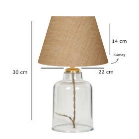 Lampa de masa, Insignio, 780SGN2558, Plastic, Crem