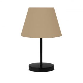 Lampa de masa, Insignio, 780SGN2540, Metal, Bej/Negru