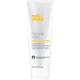 Masca - Balsam pentru Par Normal, Vopsit sau Uscat - Milk Shake Natural Care Active Yogurt Mask, 250 ml