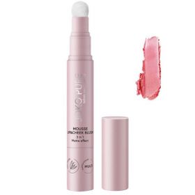 Mouse de Buze si Obraz - Joko Pure Holistic Care &amp; Beauty Lip &amp; Cheek Blush 3 in 1 Matte Effect, nuanta 02, 1 buc