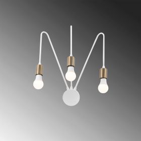 Aplica de perete, Tatum, 584TTM1961, Metal, Alb