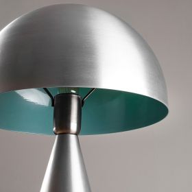 Lampa de masa, Tatum, 584TTM1703, Metal, Argintiu / Turcoaz