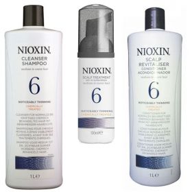 Nioxin - Pachet Maxi System 6 pentru parul normal spre aspru, cu tendinta dramatica de subtiere si cadere