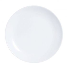 Set 6 farfurii pentru desert, Luminarc, Diwali, Ø 19 cm, sticla, alb
