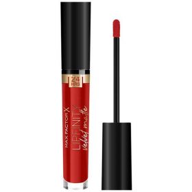 Ruj Lichid - Max Factor Velvet Matte, nuanta 25 Red Luxury, 3.5 ml