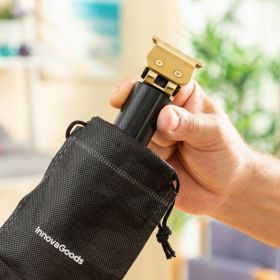 Aparat de tuns profesional reincarcabil cu accesorii Triher InnovaGoods, USB-C, 16 x 4 x 3 cm, negru