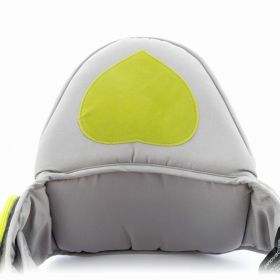 Centura port-bebe evolutiva cu buzunare Seccaby InnovaGoods, 122 x 20 x 16 cm, gri/verde