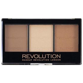 Paleta pentru Contur - Makeup Revolution Ultra Sculpt &amp; Contour Kit, nuanta Ultra Light/Med C04, 1 buc