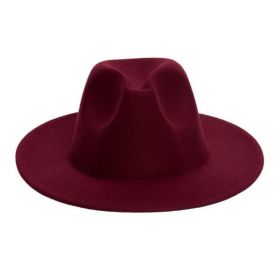 Palarie Joy Bordo Fetru Model Cowboy