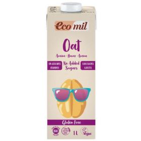 Bautura Vegetala Bio de Ovaz, Fara Gluten - Pronat Ecomil Oat, 1000 ml