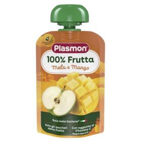 Piure Mar si Mango Fara Gluten - Plasmon 100% Frutta, 6 luni+, 100 g
