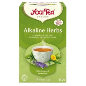 Ceai Bio din Plante Alcaline - Pronat Yogi Tea Organic Alkaline Herbs, 17 plicuri